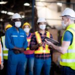 Safety training at the warehouse