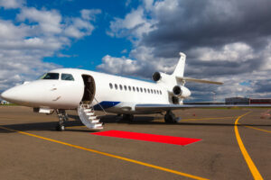 Private jet red carpet shutterstock 120431455